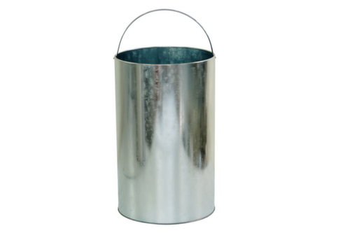 UDOBÄR Stainless steel waste garbage can, 50 l, silver