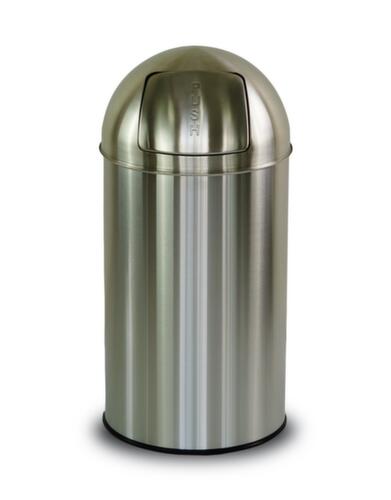UDOBÄR Stainless steel waste garbage can, 50 l, silver