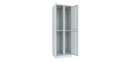 PAVOY Double-tier compartment wardrobe Basis Plus with 2x2 compartments, compartment width 300 mm