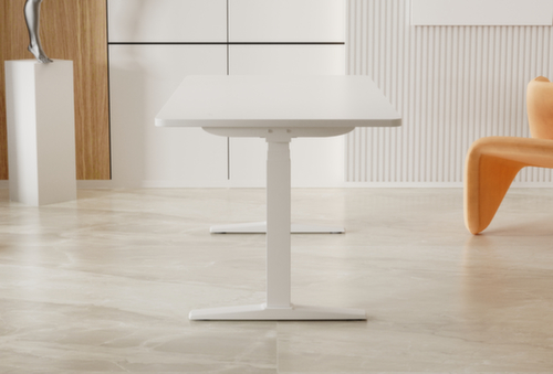 UDOBÄR Electrically height-adjustable desk with T-leg frame