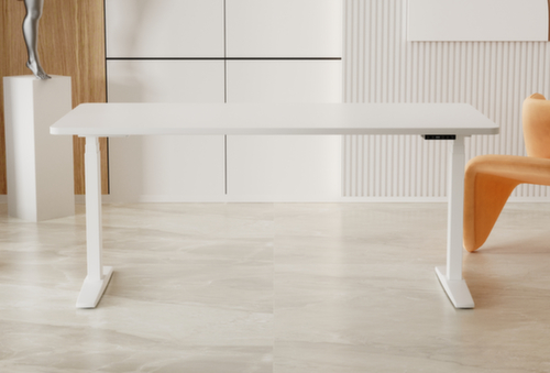 UDOBÄR Electrically height-adjustable desk with T-leg frame