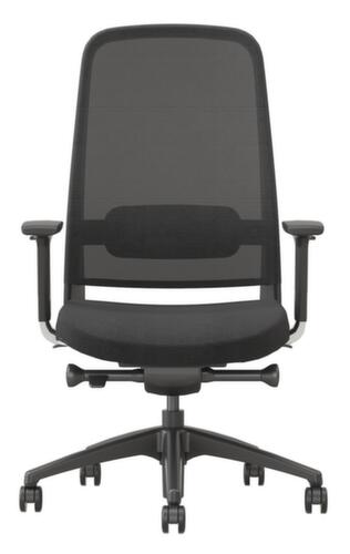 UDOBÄR Office swivel chair Orsa with 4D armrests, Mesh backrest, black