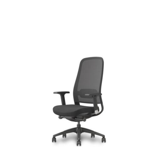 UDOBÄR Office swivel chair Orsa with 4D armrests, Mesh backrest, black