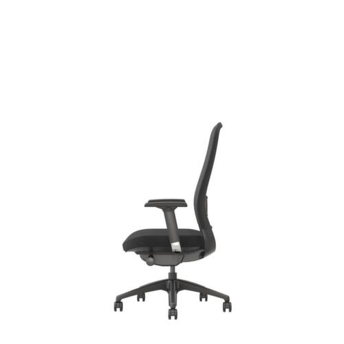 UDOBÄR Office swivel chair Orsa with 4D armrests, Mesh backrest, black