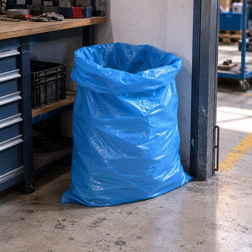 UDOBÄR Premium bin liner 100 pieces, 240 l, blue