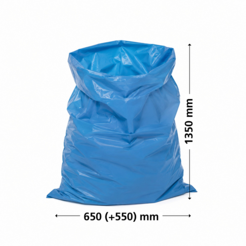 UDOBÄR Premium bin liner 100 pieces, 240 l, blue