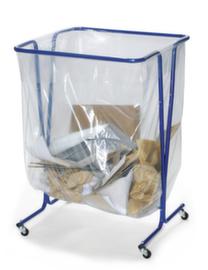 Large volume bin liner stand