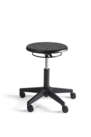 Swivel stool with PU round seat