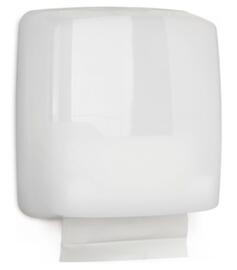 Paper towel dispenser, ABS, white