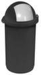 VAR Liquid-tight recyclables collector, 50 l, gray, lid silver