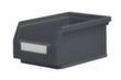 Kappes Open fronted storage box RasterPlan® Favorit, gray, depth 160 mm