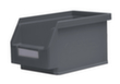 Kappes Open fronted storage box RasterPlan® Favorit, gray, depth 230 mm