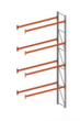 META Pallet rack MULTIPAL for 10 pallets, 2800 mm wide, 5 storage levels