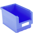 High load capacity BITO open fronted storage box, blue, depth 350 mm, Polypropylene
