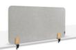 Legamaster Sound-absorbing table partition ELEMENTS, height x width 600 x 1200 mm, wall gray