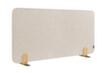 Legamaster Sound-absorbing table partition ELEMENTS, height x width 600 x 1200 mm, wall beige