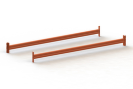 META Pair of traverses Multipal S for wide-span shelving