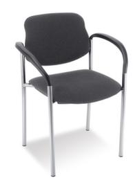 Visitor chair with upholstery
