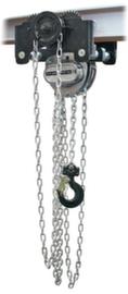 Combination trolley with reel chain trolley