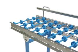 Blume Förderanlagen Lateral guide for roller track