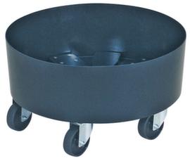 Barrel roller, for 35 - 100 l containers, Plastic black
