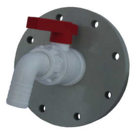 Outlet tap for Space saving tank