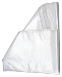 Large volume bin liner, 1000 l, transparent