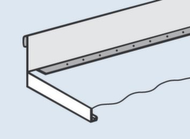 hofe Bulk goods rail for boltless shelving