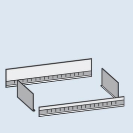 hofe Bulk goods trough for boltless shelving