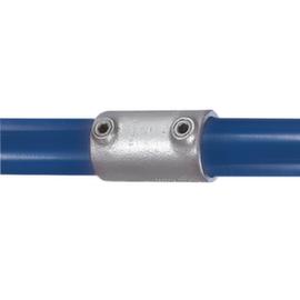 Straight connector for 2 pipes