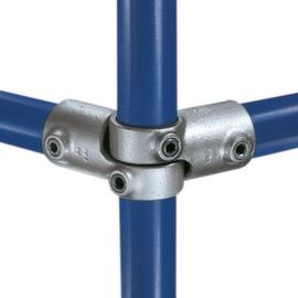 Cross connector 1 passage + 2 swivel outlets