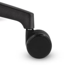 Dauphin Office chair castors for All types of hard floor coverings