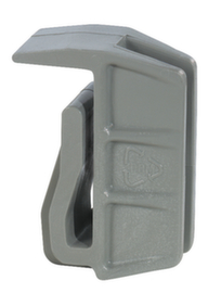 Corner connector for boltless shelving