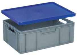 Snap-on lid for Euronorm container