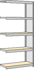 regalwerk Chipboard boltless shelving with shelves