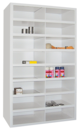 PAVOY Compartment shelf Basis, width 1000 mm, 16 compartments
