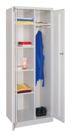 PAVOY Clothes/linen cupboard Basis Plus with 4 shelves, compartment width 300 mm