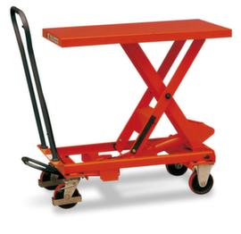 RAPIDLIFT Mobile scissor lift table with single or double scissors