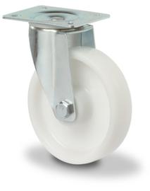 BS-ROLLEN Swivel castor made of plastic with stainless steel housing