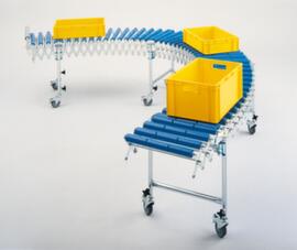 Blume Förderanlagen Scissor roller conveyor