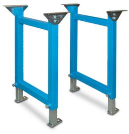 Blume Förderanlagen Support with swivel joint for heavy-duty roller conveyor
