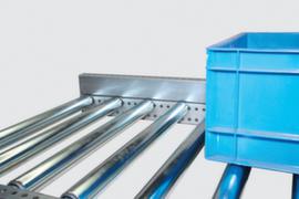 Blume Förderanlagen Lateral guide for heavy-duty roller conveyor