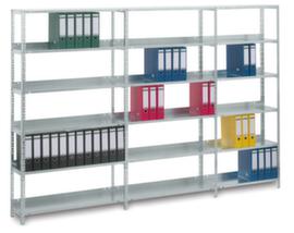hofe Screw-in file shelving, 6 Floors, with corrosion-protective zinc coating