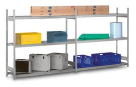 hofe Wide span shelving with steel shelves