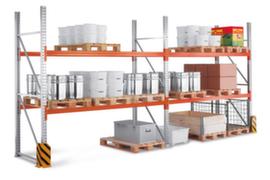 META Pallet rack MULTIPAL for 18 pallets, 5655 mm wide, 3 storage levels