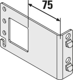 Holder for mesh back panel