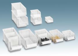 Treston Transparent open-fronted storage bins with large access opening