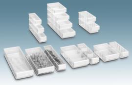 Treston Transparent small parts container with large recessed grip