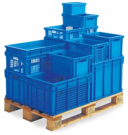 BITO Euronorm stackable containers with closed walls