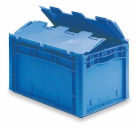 BITO Euronorm stackable containers with reinforced ribbed base